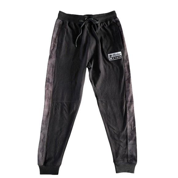 Ethik x Shadow Snowbird Joggers Men’s‎ Black Reflective Multiple Logos Large $82 - Picture 1 of 12